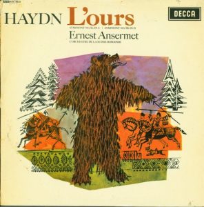 Haydn L'ours Ansermet Decca SXL 6020