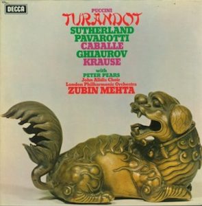Puccini Turandot Decca Zubin Mehta Pavarotti